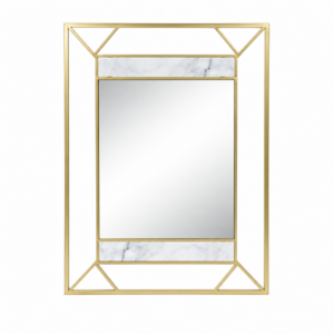 ESPEJO METAL MDF 60x1,5x80 DORADO